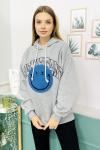 158708 Kapsonlu Sardonlu Sweatshirt